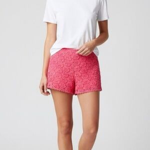 Jennifer Lopez Coral Lace Shorts